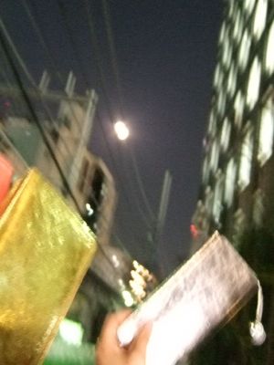 金活で金運アップ●満月お財布「フリフリーゼ」のブログ-満月とキラキラ財布