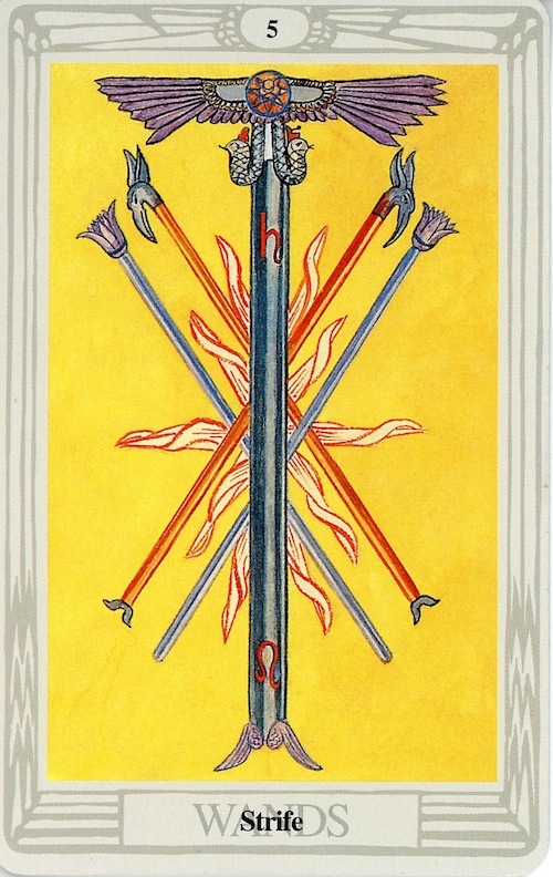 トートタロットワンド5